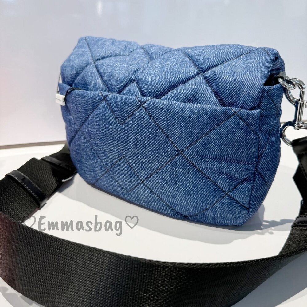 Marc Jacobs Nylon Messenger 4S6HMS106H02 Denim Blue $278 - Picture 3 of 5